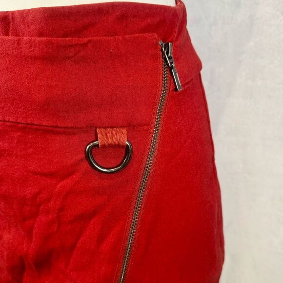 Urban Outfitters Silence + Noise rust color moto mini skirt size small - Picture 5 of 11